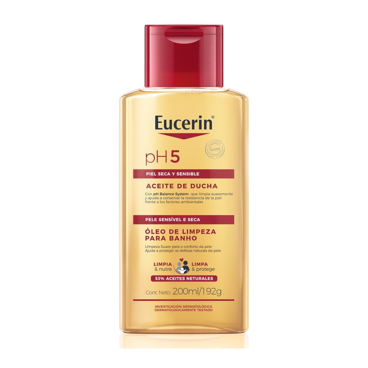 Eucerin pH5 Óleo de Limpeza para Banho 200ml – pele sensível