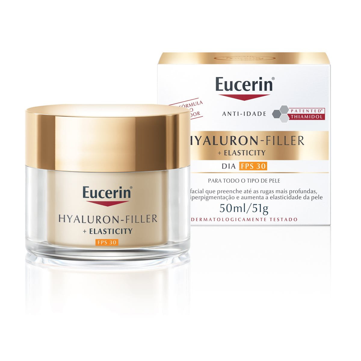 Eucerin Hyaluron-Filler Elasticity Creme Dia FPS 30 50ml – antirrugas