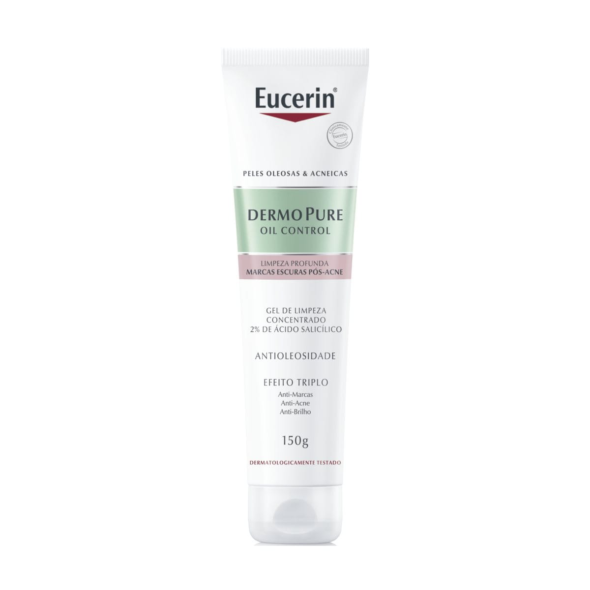 Gel de Limpeza Eucerin Dermo Pure 150g – acne com Ácido Salicílico