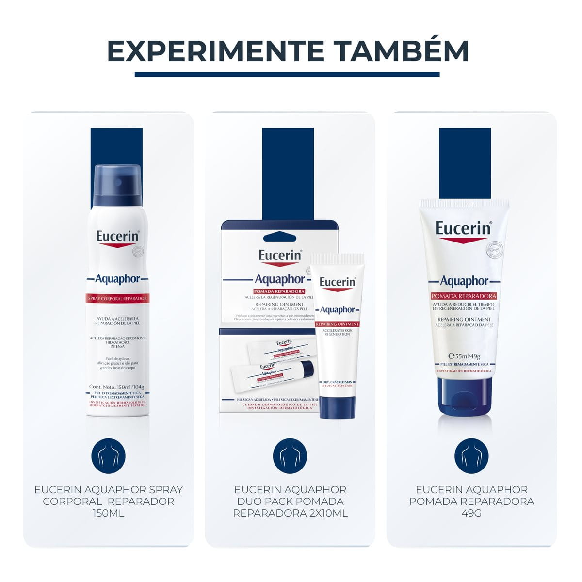 Eucerin Aquaphor DuoPack Pomada Reparadora Intensiva 2x10ml