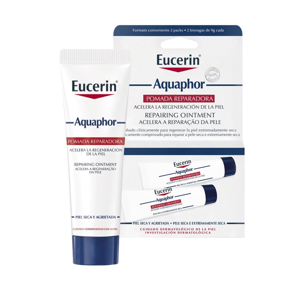 Eucerin Aquaphor DuoPack Pomada Reparadora Intensiva 2x10ml