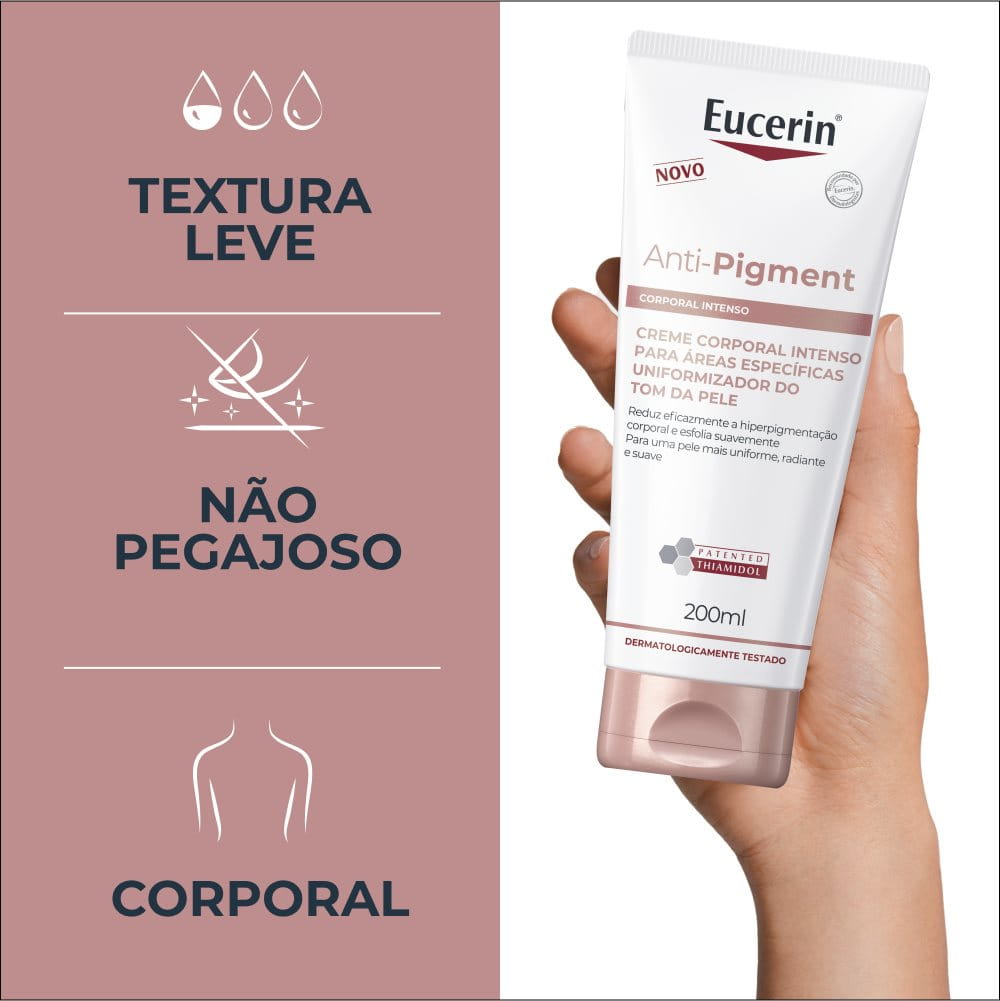Eucerin Anti-Pigment Creme Corporal Áreas Específicas 200ml – clareador
