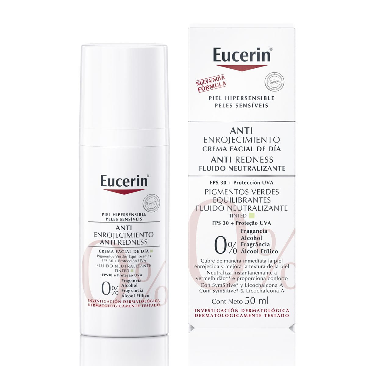 Eucerin Anti Redness Fluido Neutralizante FPS 30 50ml – pele sensível