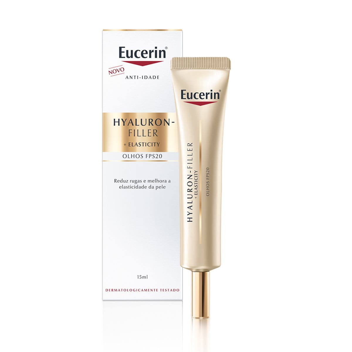 Eucerin Hyaluron-Filler + Elasticity Creme de Olhos FPS 20 15ml