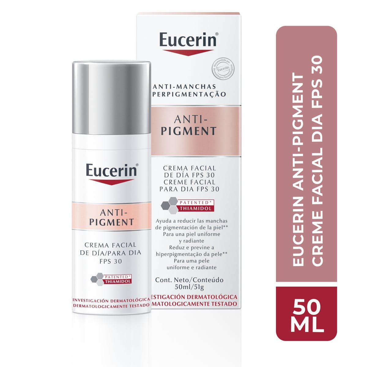 Eucerin Anti-Pigment Creme Clareador Facial Dia FPS 30 50ml